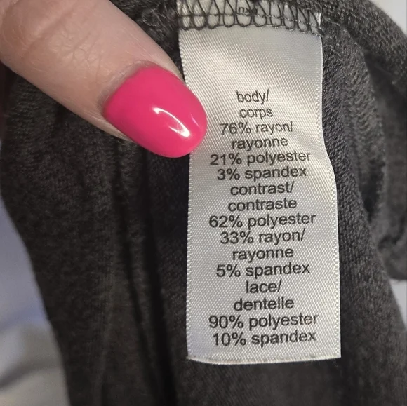 Maurices XL Cozy Chevron Lace Accent Pullover Sweater - Picture 6 of 7